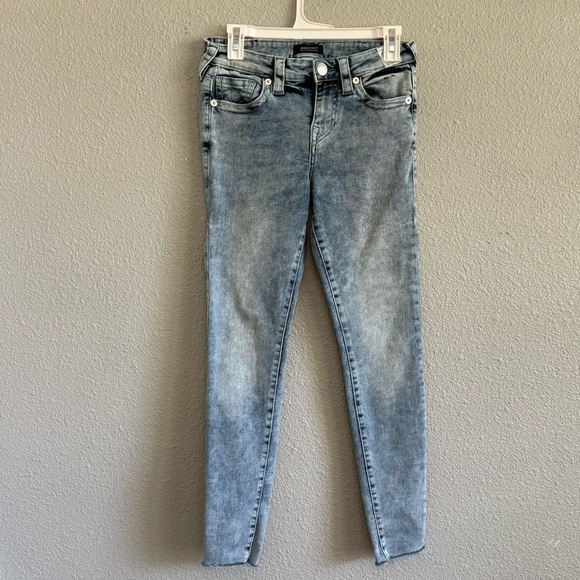 True Religion Jennie Curvy Size‎ 26 Mid Rise Super Skinny - Picture 1 of 6